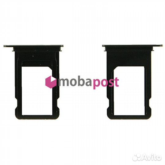 Контейнер SIM для Apple iPhone 7 Черный