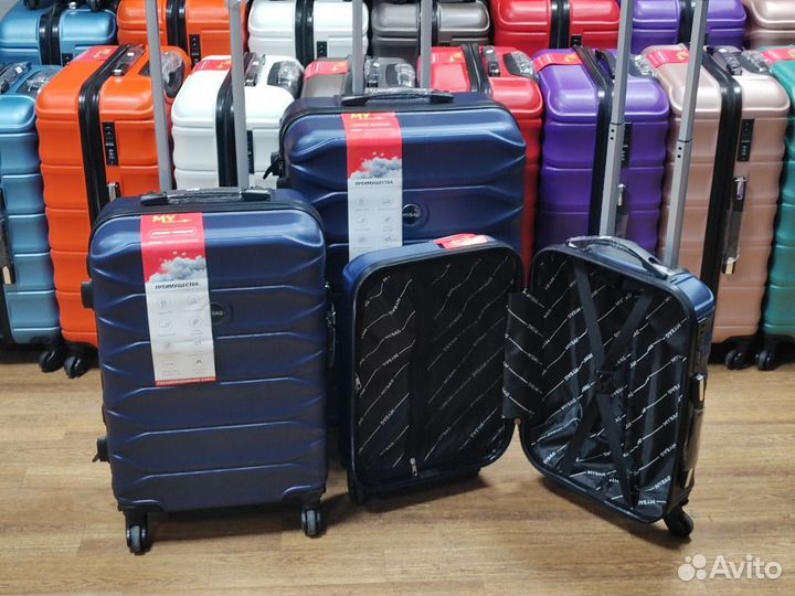 Чемодан на колёсах 3шт S, M L