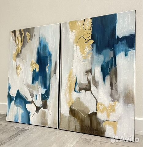 Картина абстракция акрил