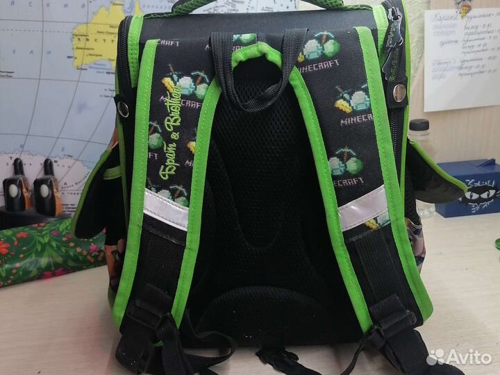 Портфель школьный для мальчика игры Minecraft