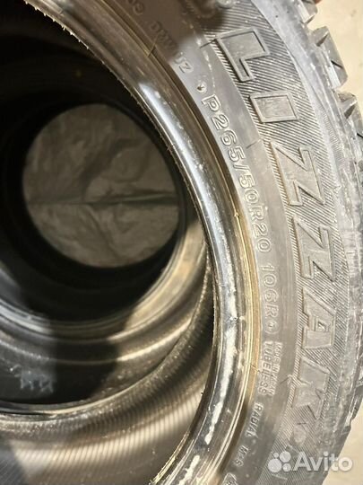 Bridgestone Blizzak DM-V1 265/50 R20 106R