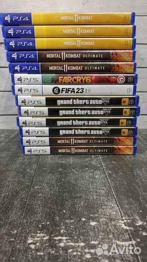 Оптовый лот диски PS4 PS5