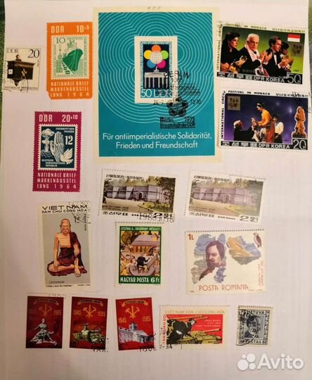 Почтовые марки разные