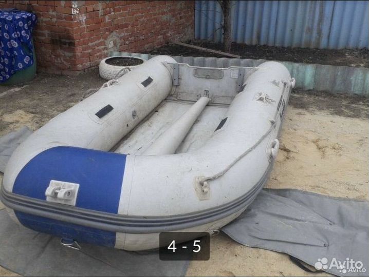 Лодка надувная бу с мотором