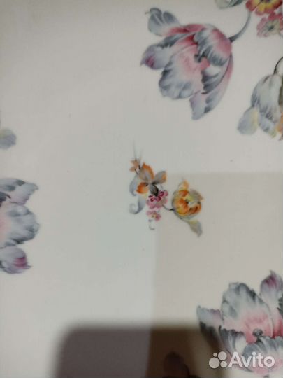 Блюдо цветы фарфор Hutschenreuther Германия