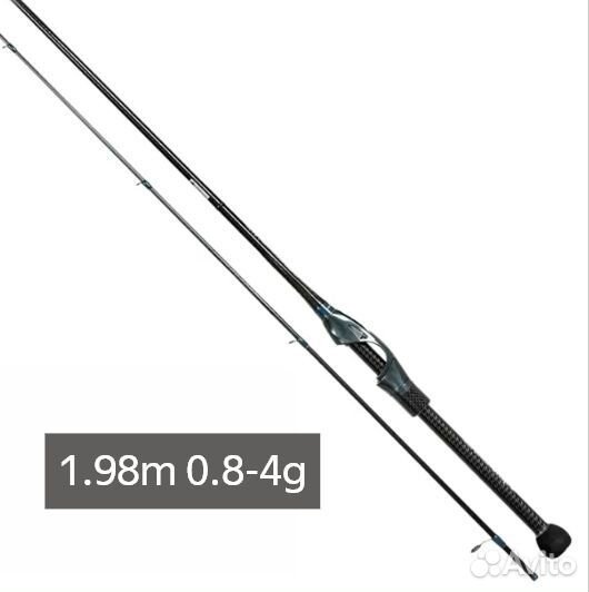 Спиннинг Crazy Fish Alpha alsr662xuls 1.98m 0.8-4g