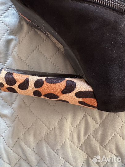 Сапоги ботфорты демисезонные