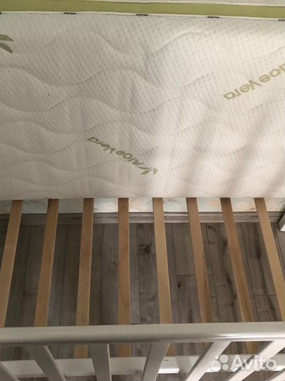 Детская кроватка Антел Алита с матрасом