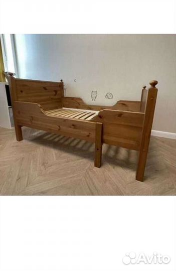 Детская кровать IKEA раздвижная сундвик