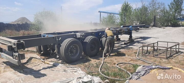 Пескоструйная очистка, сода бластинг. Покраска