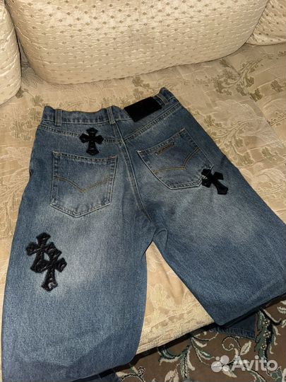 Джинсы chrom hearts