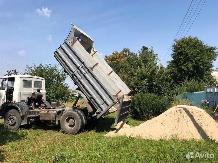 Песок карьерный в наличии