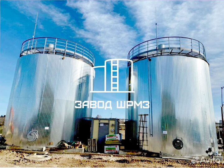 Резервуар вертикальный стальной 700 кубов