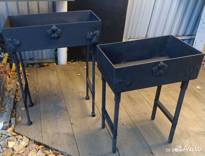 Мангал самодельный, складной 550*280*140