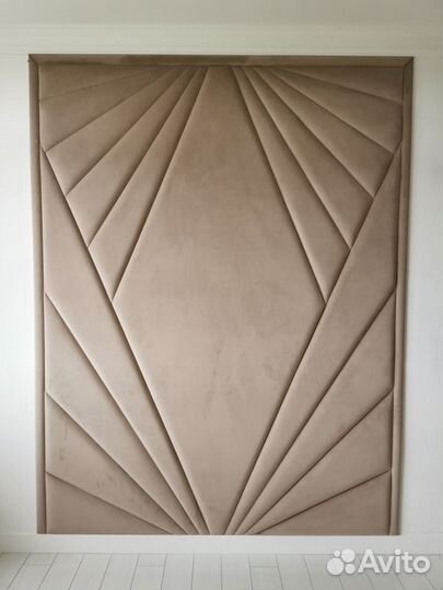 Мягкие стеновые панели, велюр