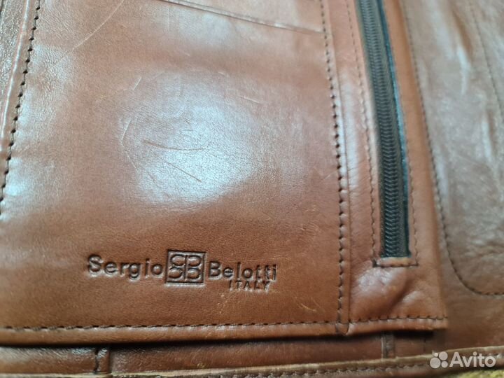 Мужской итальянский клатч (сумка, барсетка)