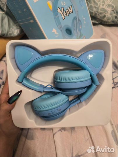 Детские Bluetooth наушники Hoco W39 Cat