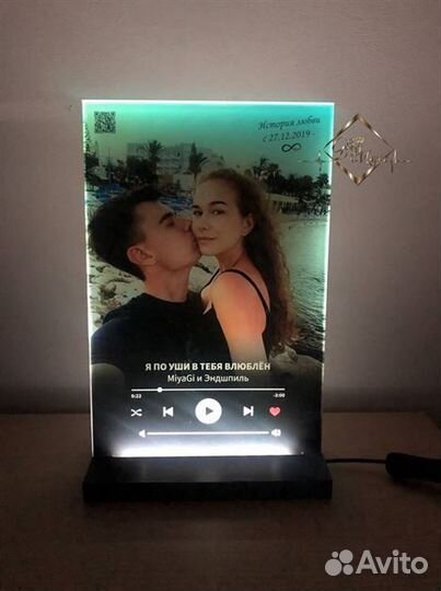 Подставка с подсветкой для AR стекла А4