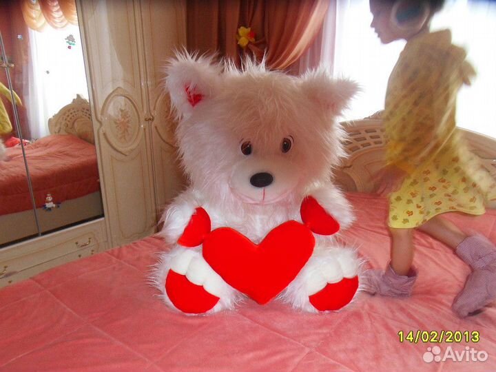 Большой белый медведь, 70 см в высоту и в ширину