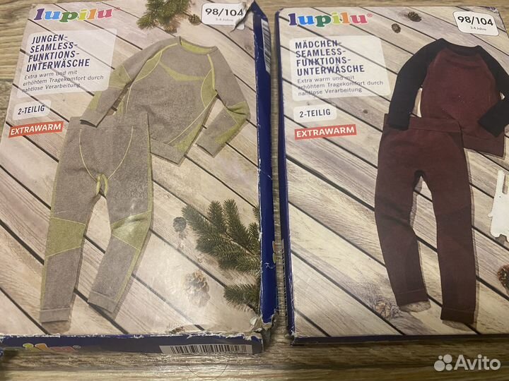 Lupilu термобелье детское 98/104