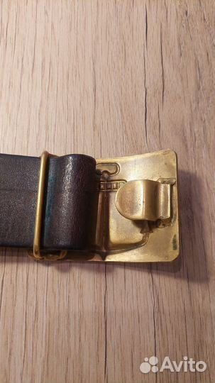 Дембельский ремень с пряжкой речной флот СССР