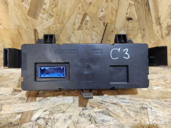 Блок управления климатом Citroen C3