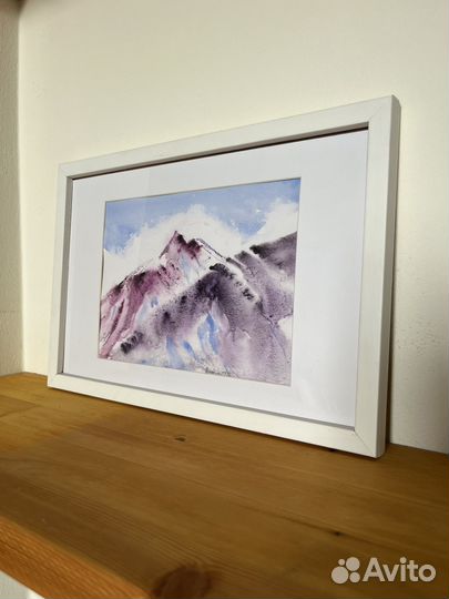 Акварель пейзаж интерьерная картина