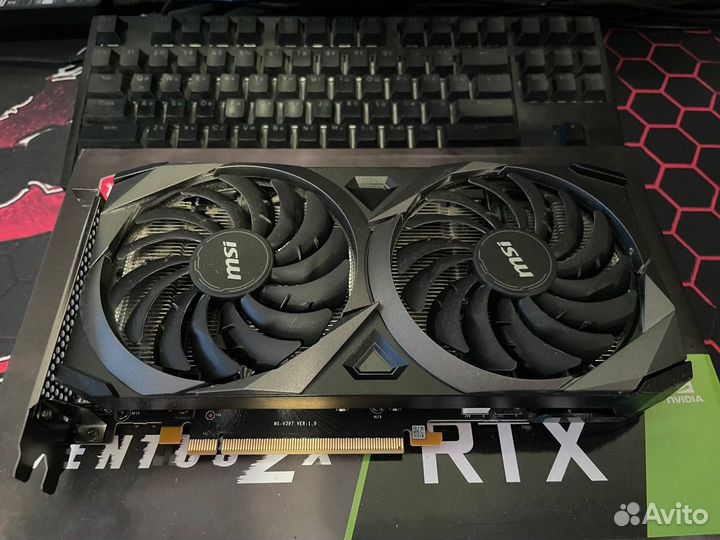 Видеокарта Msi rtx 3060 ti ventus 2x