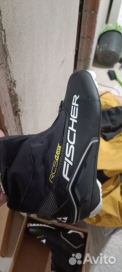 Комплект Ботинки для беговых лыж ficher и лыжи