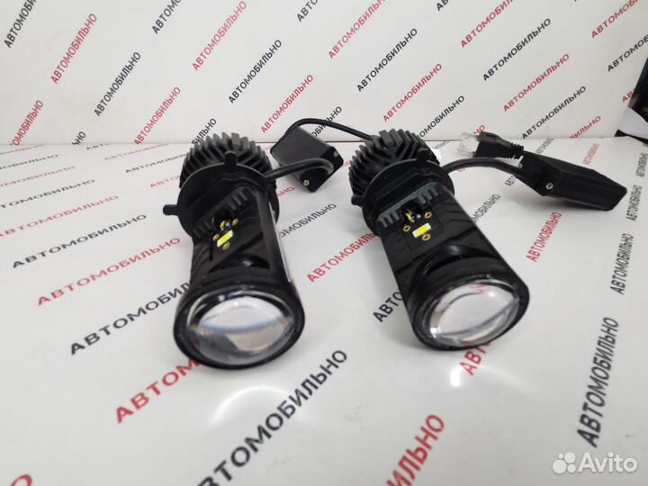 Комплект мини LED линз Y6 H4 34w 12v-24v