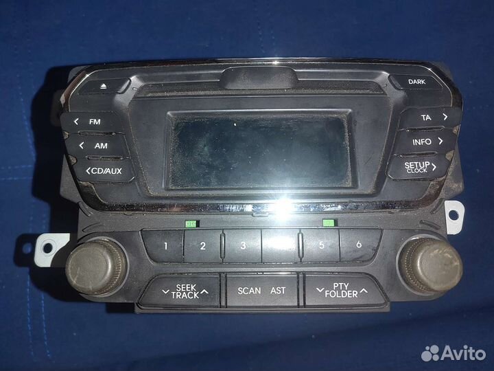 Штатная магнитола на kia rio 3