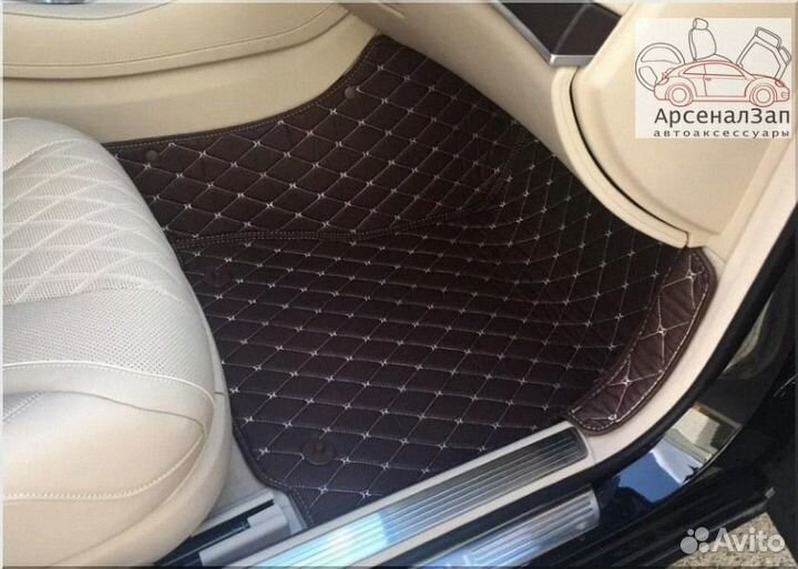 3Д коврики из экокожи