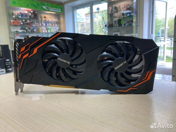 Видеокарта Gigabyte 1070ti 8гб gddr5