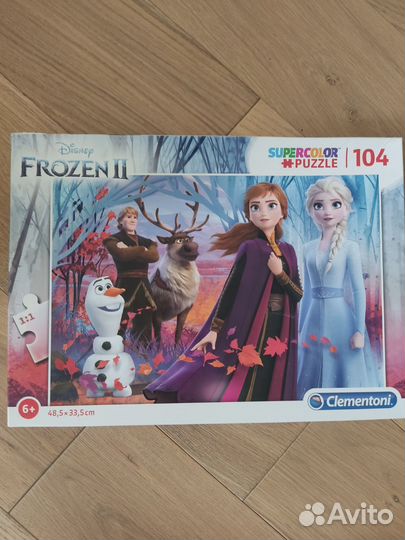 Frozen II Пазл 104 Холодное сердце Clementoni