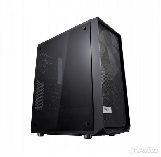 Корпус Fractal Design Meshify C Black TG Dark, чер