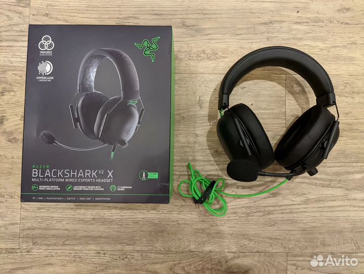 Наушники Razer blackshark v2 x