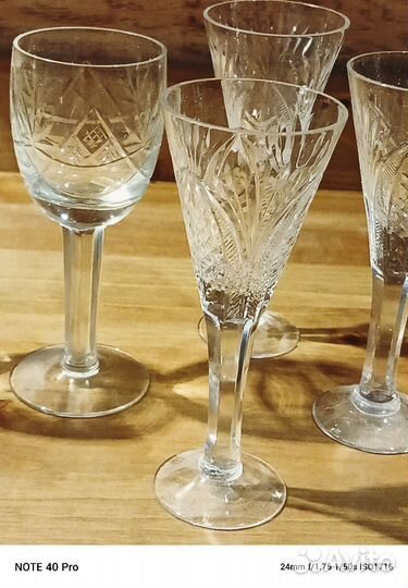 Фужеры хрустальные СССР