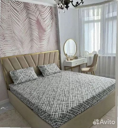 Кровать с подъемным механизмом двуспальная