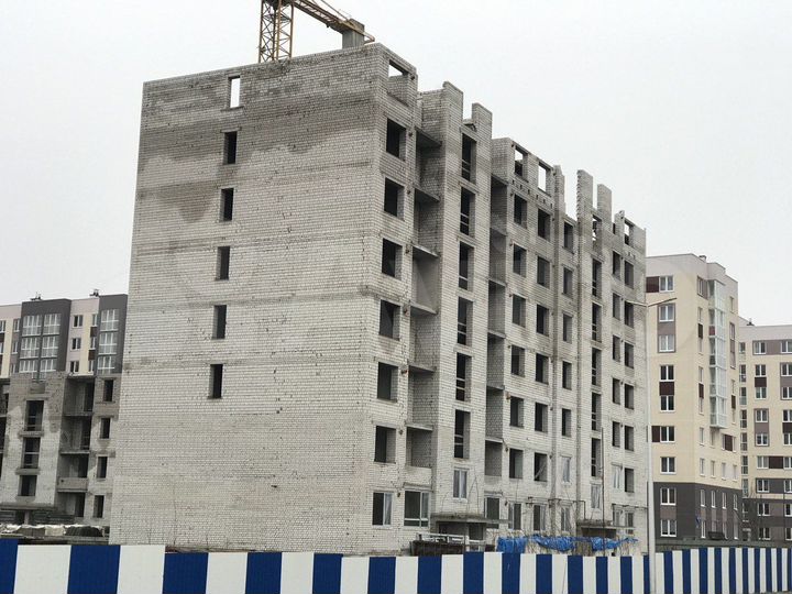 2-к. квартира, 51,6 м², 1/9 эт.