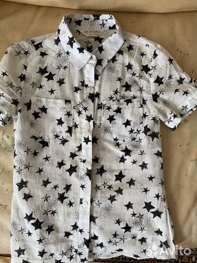 Рубашки на девочку 140