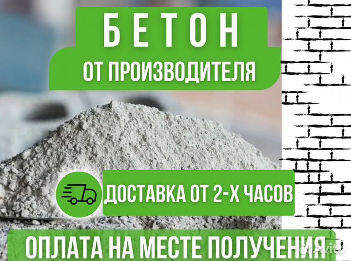 Бетон доставка