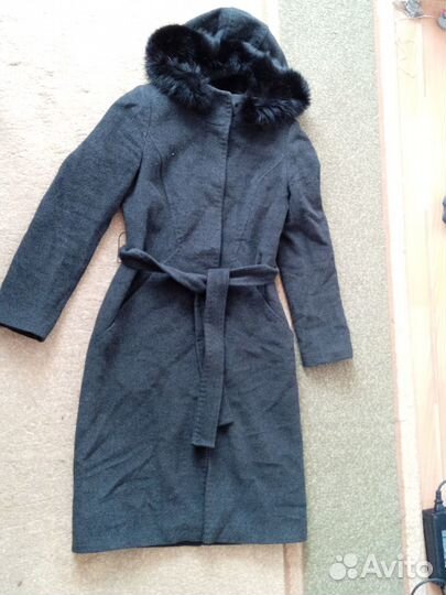 Пальто женское 42 44 серое