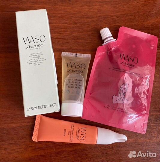 Waso Shiseido гели для умывания и крем для глаз