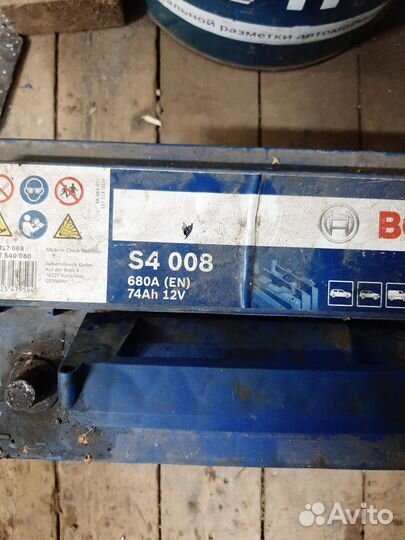 Аккумулятор 74 ah бош
