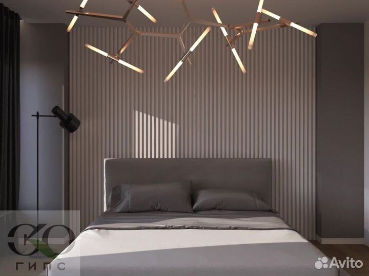 3D Гипсовые панели Рейки от производителя