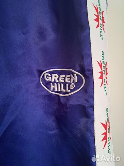 Штаны для кикбоксинга синие Green Hill