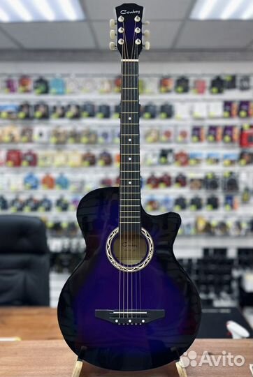 Акустическая гитара (новая, гарантия, чек)