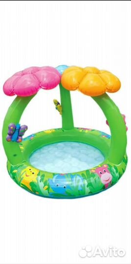 Детский надувной бассейн intex