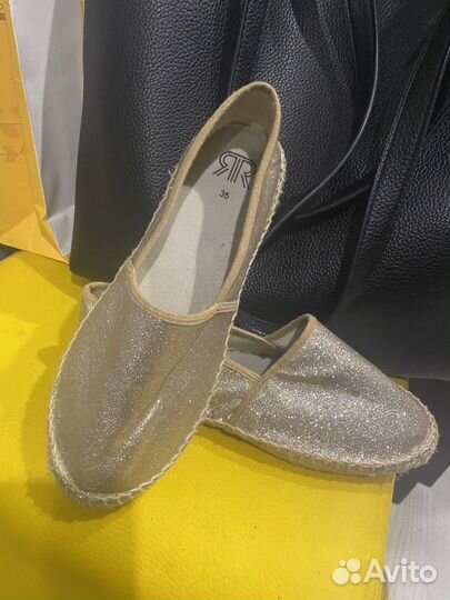 Кеды эспадрильи для девочки 34 обувь