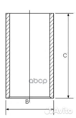 Гильза цилиндра Goetze 5166170000, SU351297